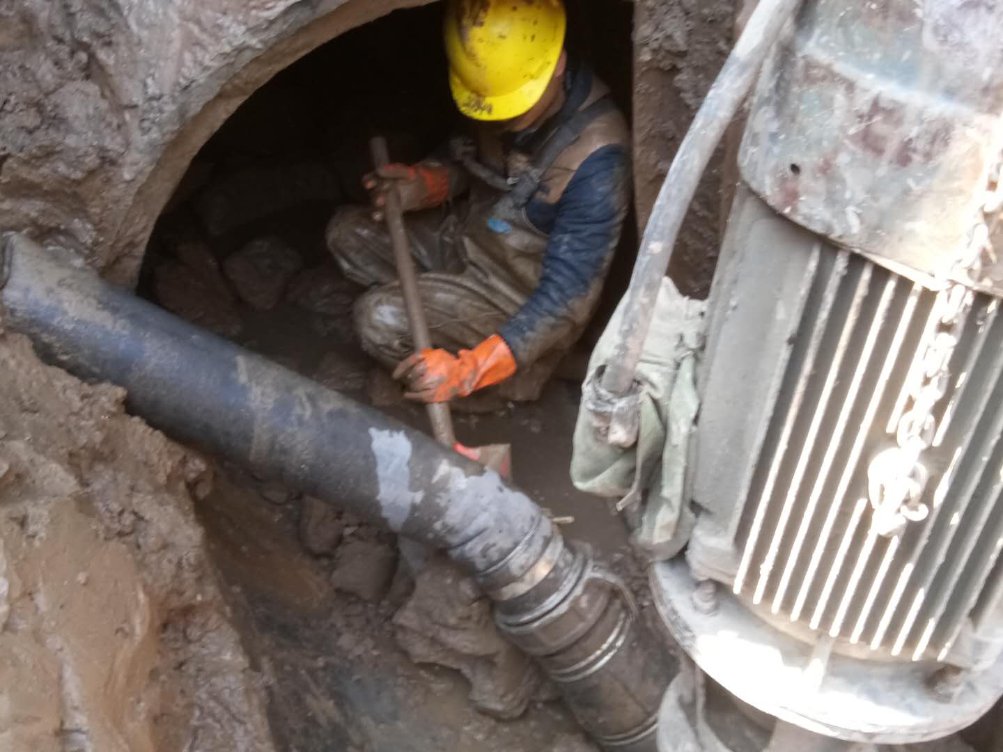 大渡口管道清淤